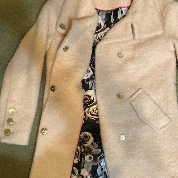 Plush Pale Pink Coat Jacket by Eliza J - Picture 4 of 12
